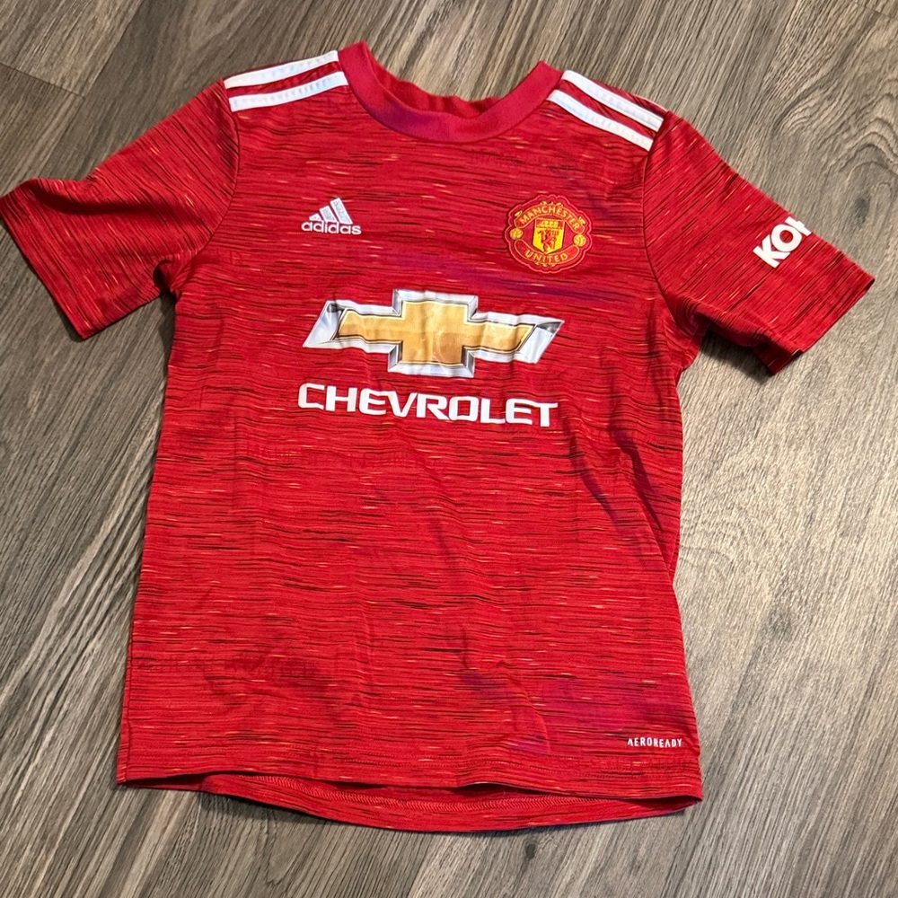 adidas Kids Red Soccer Jersey